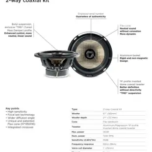 Loa đồng trục 2 đường tiếng cửa sau FOCAL Flax Evo PC 165 FE