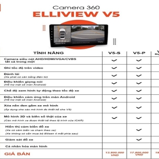 Camera 360 ICAR Elliview V5-S