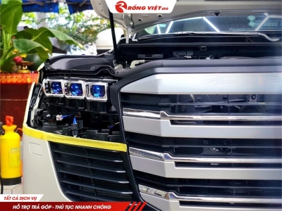  Đèn Ô Tô Bi Pha Laser Aozoom Thor Light 1.8inch 46 - 52W]