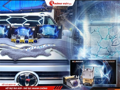  Đèn Ô Tô Bi Pha Laser Aozoom Thor Light 1.8inch 46 - 52W]