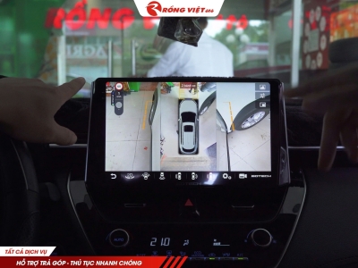 Màn hình Android ô tô liền camera 360 Gotech GT2K 360 [4GB/64GB + Camera 360]