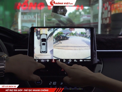 Màn hình Android ô tô liền camera 360 Gotech GT2K 360 [4GB/64GB + Camera 360]