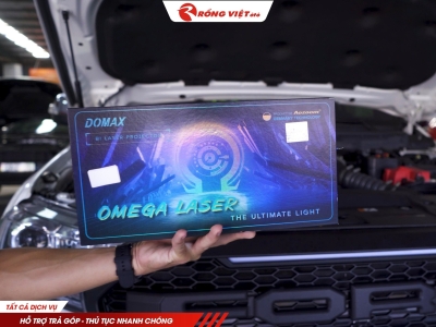 Đèn Ô Tô Bi Pha Laser Aozoom Omega Domax Light [62 - 65W]