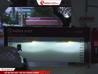 Đèn Ô Tô Bi Pha Laser Aozoom Omega Domax Light [62 - 65W]