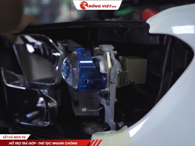 Đèn Ô Tô Bi Pha Laser Aozoom Omega Domax Light [62 - 65W]