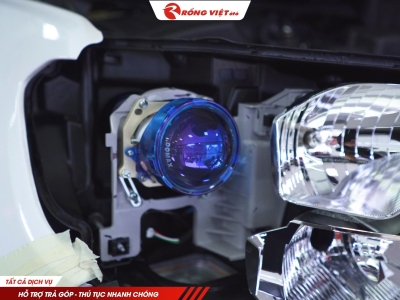 Đèn Ô Tô Bi Pha Laser Aozoom Omega Domax Light [62 - 65W]