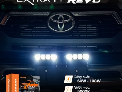 Đèn trợ sáng ô tô Aozoom Extra 4 Led Extra Lights [60 - 108W]