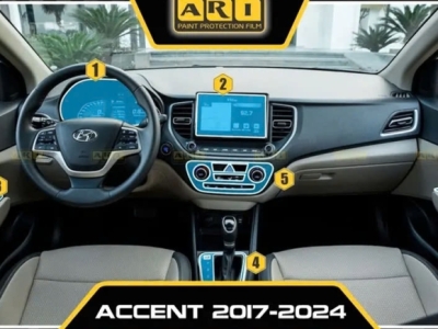 Dán PPF Nội Thất Hyundai Accent 2017 - 2024