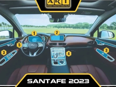 Dán PPF nội thất Hyundai Santafe 2023
