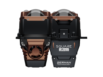 Đèn Ô Tô Bi Pha Aozoom Double Laser Square Limited Light [68 - 95W]